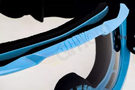 Gafas de moto 100% Porcentaje modelo Accuri Jr Youth Taichi infantil color azul cristal transparente-9