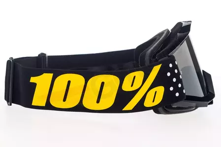Gafas de moto 100% Porcentaje modelo Accuri Jr Youth niños Pistola color negro cristal plata espejo-4