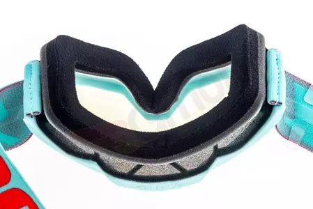 Gafas de moto 100% Porcentaje modelo Accuri Maldives color azul espejo cristal azul (cristal transparente adicional)-10