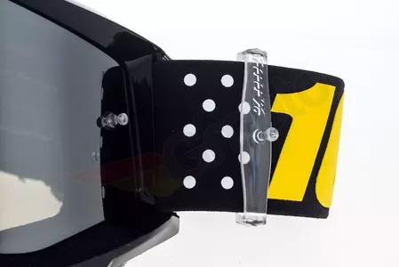 Gafas de moto 100% Procent modelo Accuri Pistol color negro cristal plata espejo (adicional cristal transparente)-9