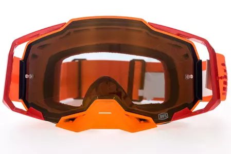 Motorrad Brille Schutzbrille Goggle 100% Prozent Armega Litkit Visier verspiegelt-2