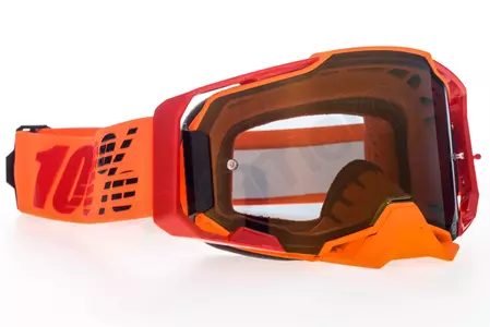 Motorrad Brille Schutzbrille Goggle 100% Prozent Armega Litkit Visier verspiegelt-3