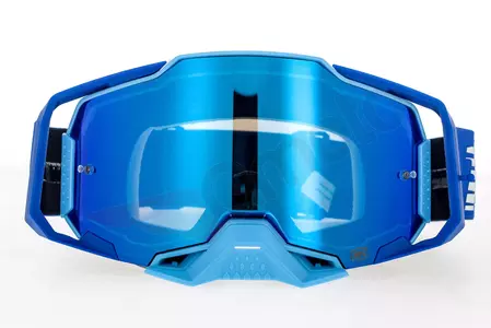 Motorbril 100% Procent model Armega Royal kleur blauw glas blauwe spiegel-3