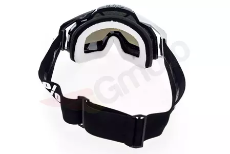 Gafas de moto 100% Porcentaje Racecraft Alta color negro/blanco cristal plata espejo-6
