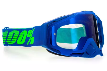 Motociklističke naočale 100% Percent Racecraft Dreamflow, plave, plava leća, plavo ogledalo-3