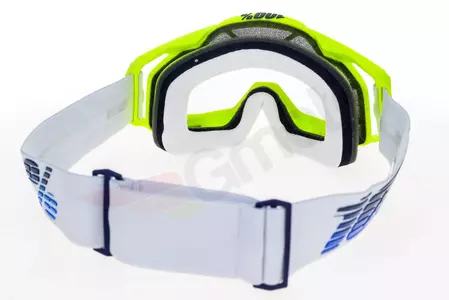 Motociklističke naočale 100% Percent Racecraft GP21, fluo žute (prozirna leća)-6