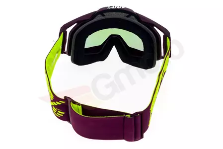 Gafas de moto 100% Porcentaje Racecraft Klepto color granate cristal rosa espejo-6