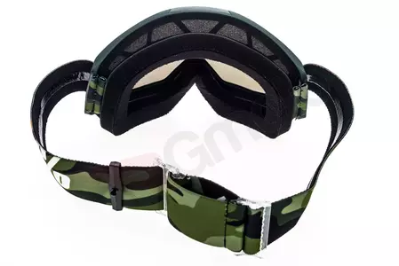 Gafas de moto 100% Percent modelo Strata Huntistan color verde/camo cristal plata espejo-6