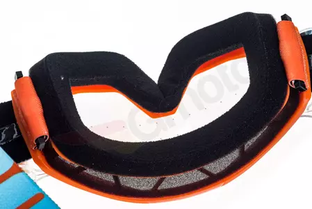 Motorrad Crossbrille 100% Prozent Strata Jr Junior Mud Roll Off 45 mm orange klar-11