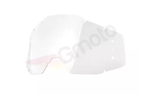 Lente de gafa 100% Porcentaje Racecraft Accuri Strata color transparente Roll Off-1