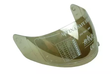 Čelné sklo prilby Awina AJ074 strieborné - AJ9015