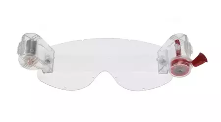 Vidro para óculos de Cross Enduro com película Rollof Leoshi-2