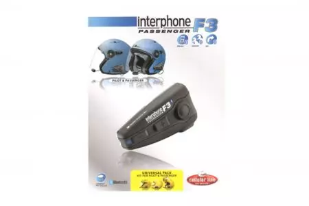 Bluetooth Interphone Cellular F3 interkom (zestaw dla dwojga)