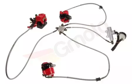 Système de freinage rouge Shineray ATV150 kpl - 216512