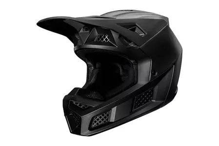 Fox V-3 Composite Solid Matte Black L kaciga za motocikle-1