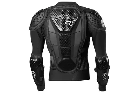 Camiseta Fox Junior Titan Sport Black YOS con protectores-4