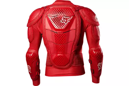 Fox Titan Sport Flame Red L T-shirt με προστατευτικά-2
