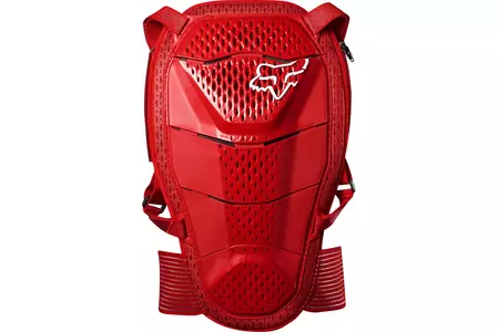 Fox Titan Sport Flame Red L póló protektorokkal-3