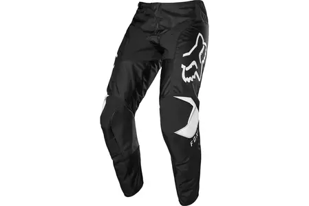 Fox 180 Prix Black/White 36 motociklističke hlače-1