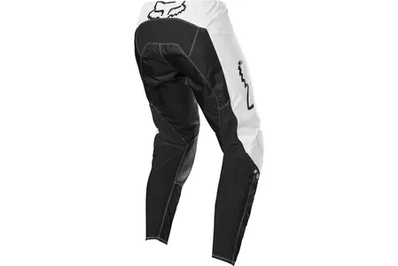 Pantalones moto Fox 180 Prix Blanco/Negro 36-3