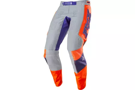 Pantalones moto Fox 360 Linc Gris/Naranja 32-1