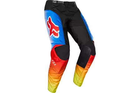 Pantalón de moto Fox Junior 180 Fyce Azul/Rojo K4-2