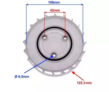 Ventilator cu magnet CPI Aragon Oliwer 50-2