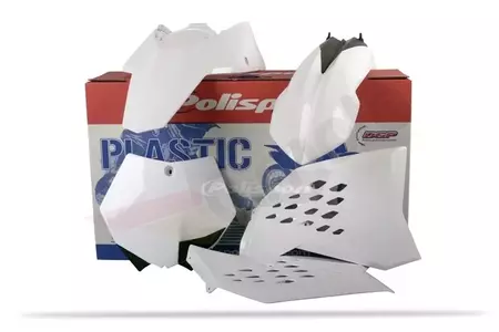 Plastik Satz Kit Body Kit Polisport weiß-1
