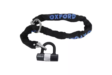 Łańcuch zabezpieczający Oxford Chain 8 Chain Look & Mini Shackle 1m - LK140