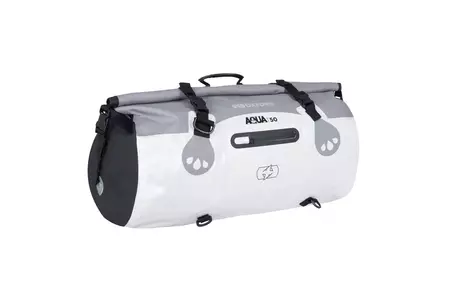 Oxford Aqua T-50 sac à roulettes imperméable blanc/gris 50l