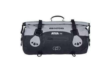 Oxford Aqua T-70 nepremočljiva torba za rolo črna/siva 70l - OL483