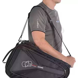 Oxford P50R tekstilinės šoninės bagažinės juodos spalvos 50l-3