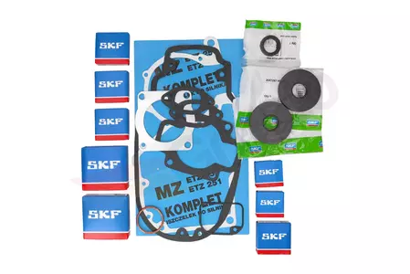Set Motorregenerierung SKF Lagersatz Simmeringe Dichtsatz MZ ETZ 250 251