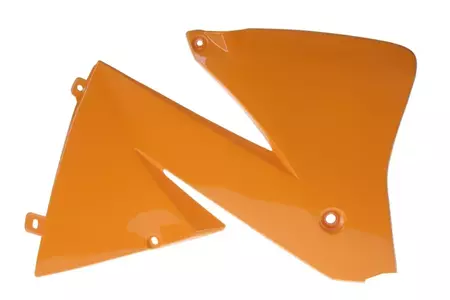 Komplet osłon chłodnicy Polisport KTM EXC 125 200 400 520 pomarańczowe - 8422000003