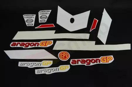 CPI Aragon rood/wit stickerset - 222235