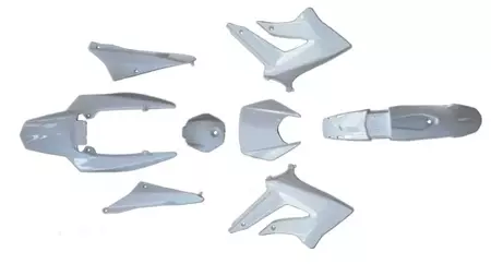 Zestaw plastików Derbi Senda III po 2011 biały