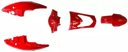Kymco Agility sarkans plastmasas komplekts-1