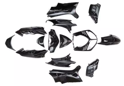 Peugeot Speedfight 2 műanyag készlet fekete - 222315