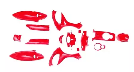 Escopeta 4T cuerpo plástico rojo 14 piezas - 222330