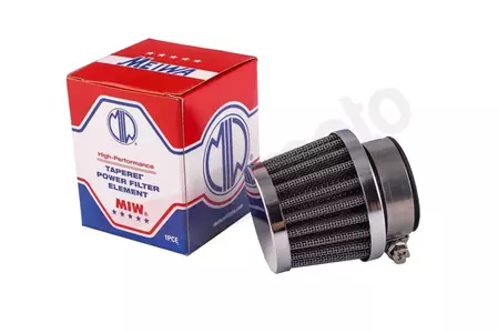 Chrómový kónický vzduchový filter MIW 28 mm-3