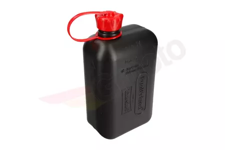 Plastic jerrycan voor brandstof/olie 2l zwart-2