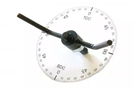 Gyújtás időzítő eszköz JMP szögmérővel