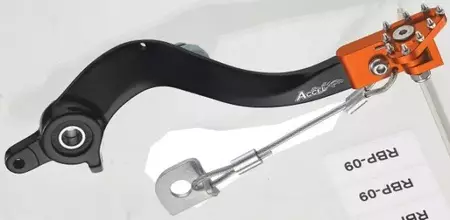 Dźwignia hamulca nożnego Accel KTM SX EXC SXF EXCF Husqvarna czarno-pomarańczowa