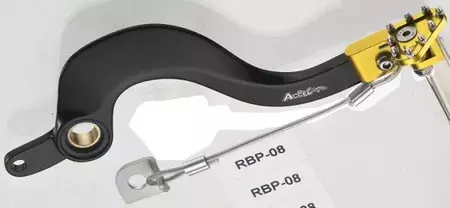 Accel kājas bremžu svira Suzuki RMZ 450 melns-zelts - RBP08G