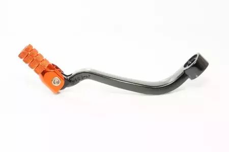 "Accel" aliumininė pavarų perjungimo svirtis KTM SX-F EXC-F 250 350 juodai oranžinė - SCL751453OR