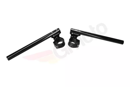 Manillar de dos piezas ajustable street Accel clip-on handle 37mm negro - MH0337BK