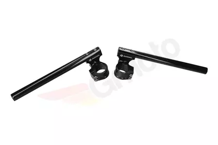Manillar de dos piezas ajustable street Accel clip-on handle 52mm negro-1