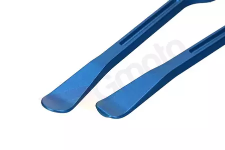 Accel kovácsolt gumiabroncs kanalak készlete kulcsokkal kék színben-4