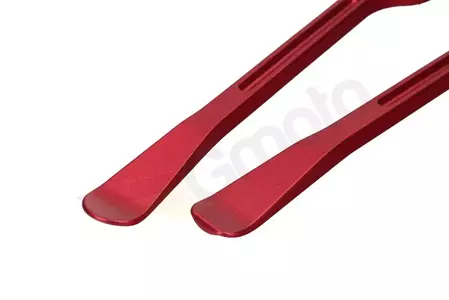 Setti Accel-taottuja rengaslusikoita avaimilla punainen-4