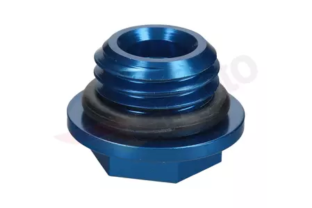 Aluminijski čep za punjenje ulja Accel Suzuki RM RMZ M20X1.5, plavi-3